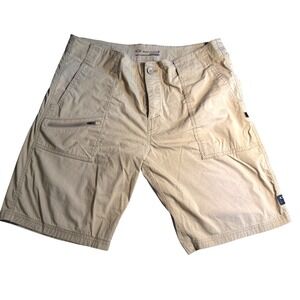 Oakley Mens Tan Beige Cargo Shorts Size 36‎ Utility Casual Outdoor